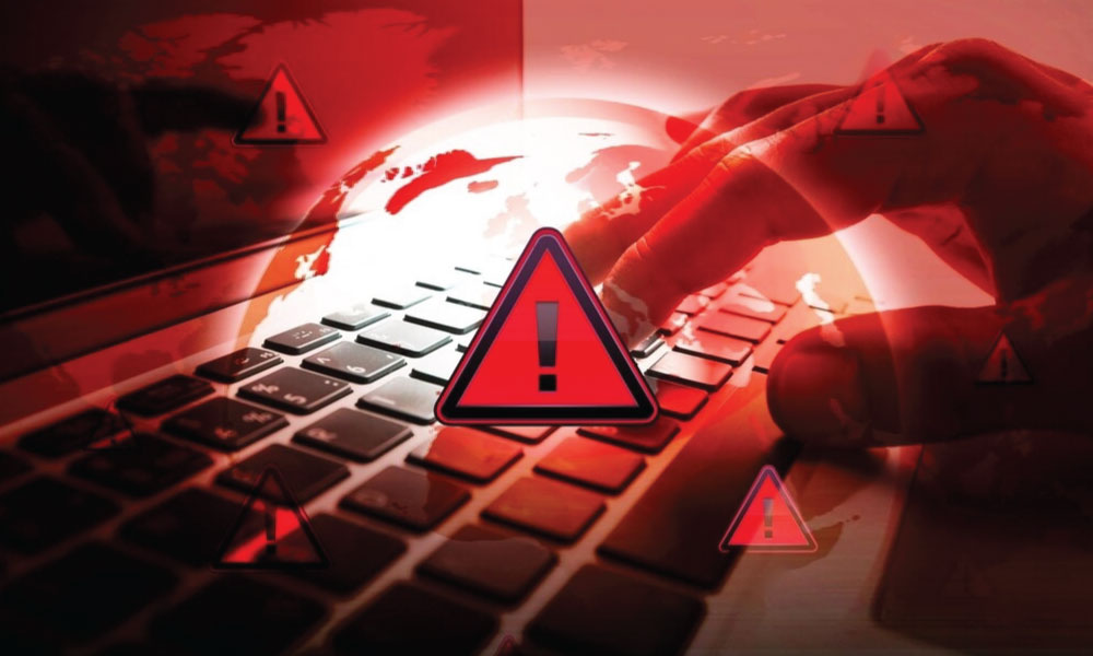 Security analyst reviewing real-time threat detection alerts